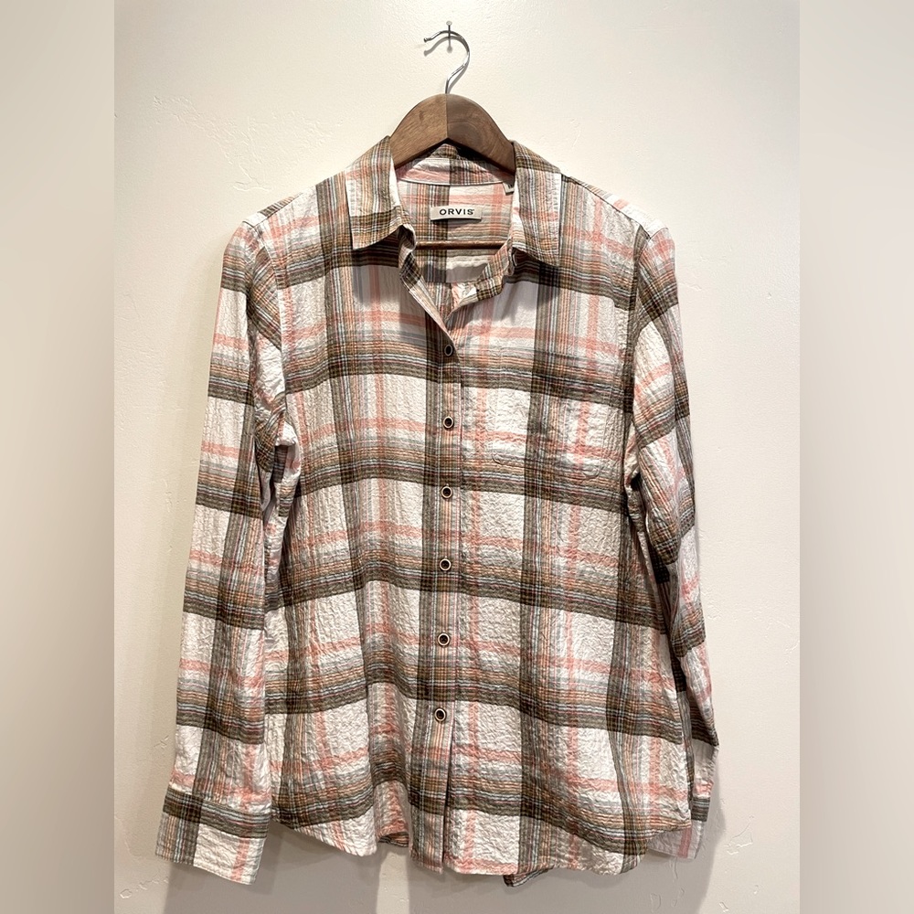Like New Orvis Women’s Cotton Button-up Shirt